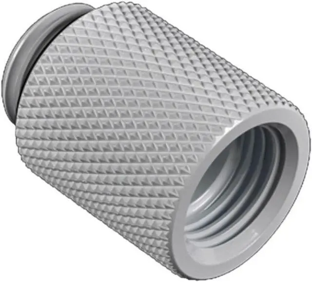 Alt view image 4 of 4 - Bitspower G1/4" Male to Female Extender Fitting, 20mm, Deluxe White