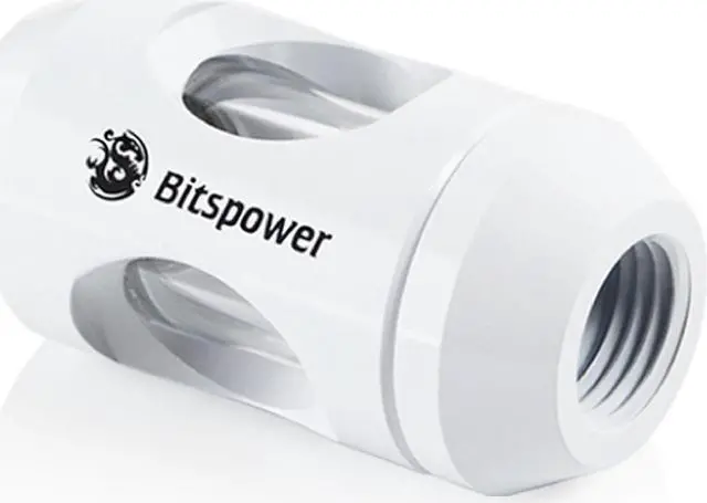 Alt view image 7 of 7 - Bitspower G1/4" In-Line Filter, Deluxe White
