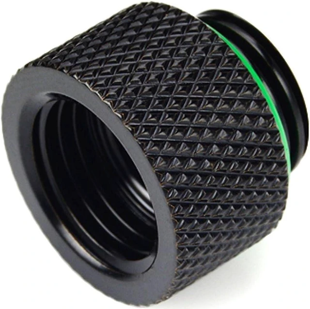 Alt view image 3 of 5 - Bitspower G1/4" 10mm Male to Female Fitting, Matte Black