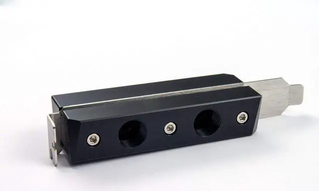 Alt view image 3 of 3 - watercool pci-slot-durchfhrung mit 2x 2 g1/4 ig