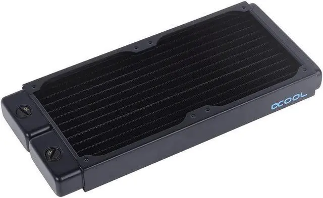 Alt view image 3 of 3 - alphacool 14344 nexxxos st30 full copper 240mm radiator v.2 water cooling radiators
