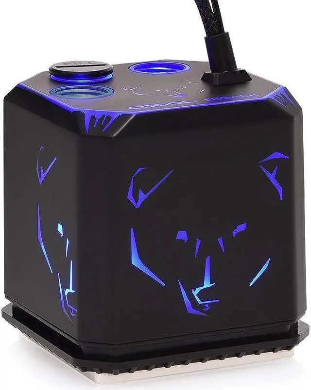 Alt view image 14 of 14 - Alphacool Eisbaer Aurora (Solo) CPU Water Block and Pump, Digital RGB