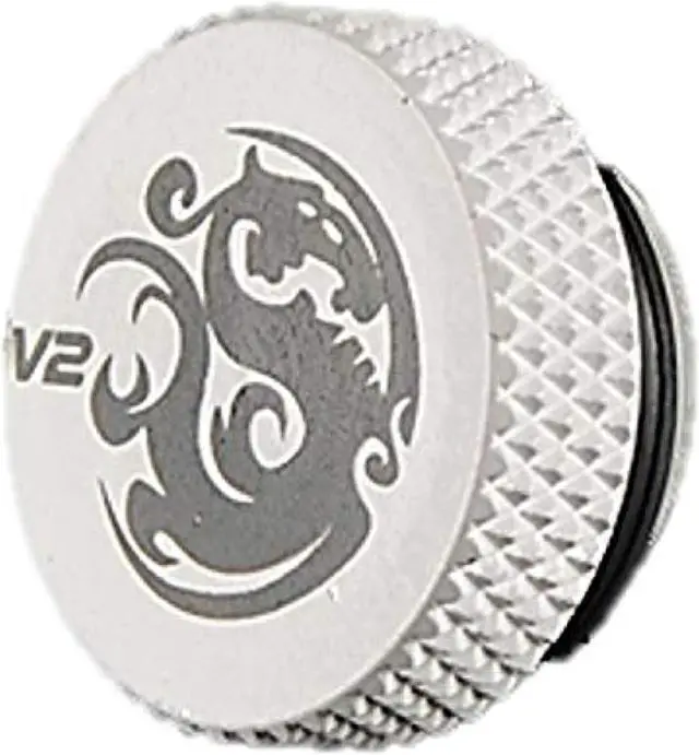 Alt view image 5 of 5 - Bitspower G1/4" Stop Fitting V2, Deluxe White