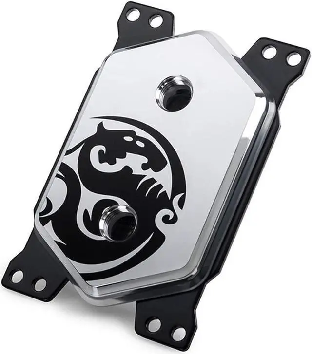 Alt view image 4 of 4 - Bitspower Premium Summit ELX CPU Water Block, AMD TRX40, Gunmetal Edition
