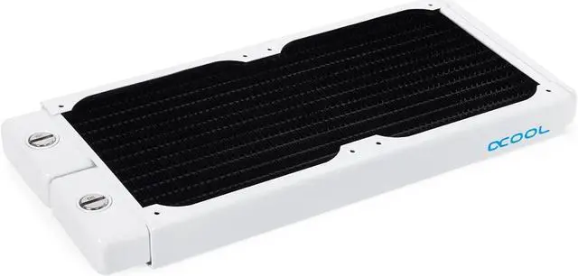 Main image of alphacool nexxxos st30 full copper 240mm radiator v.2 - white special edition