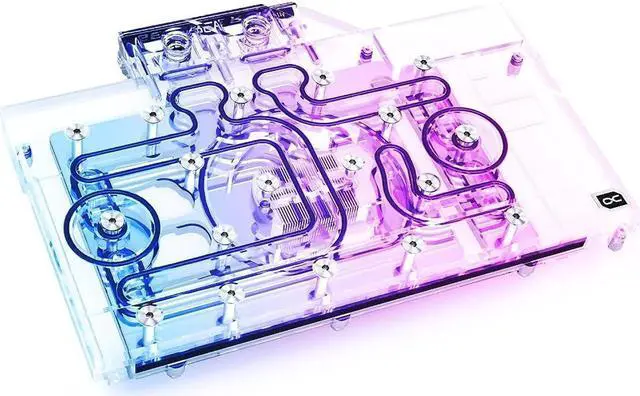 Alphacool Eisblock Aurora GPX-N デジタルRGB GPUウォーターブロック バックプレート付き RTX 3070 Ti SG ニッケル/プレキシ Alphacool Eisblock Aurora Acryl GPX-N RTX 3070 with Backplate