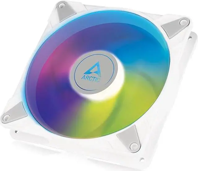 Alt view image 5 of 5 - ARCTIC ACFAN00276A P14 PWM PST A-RGB - Case Fan, 140 mm PWM, Optimised for Static Pressure, Semi-Passive: 200-1900 RPM, 5V 3 Pin A-RGB LED, Single Fan - White