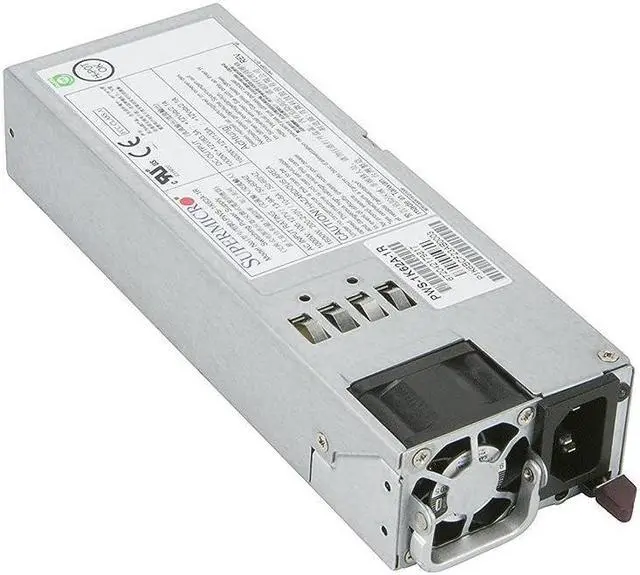 Alt view image 6 of 7 - Supermicro 1000W/1600W 1U Redundant Power Supply (PWS-1K62A-1R)