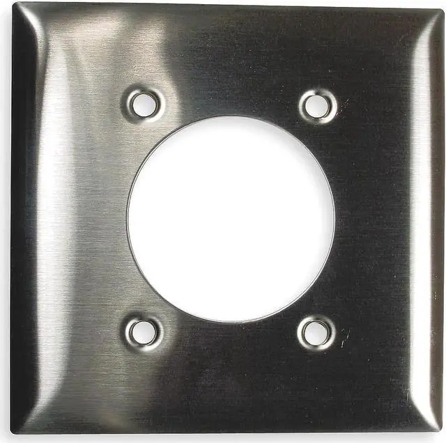 Alt view image 4 of 4 - HUBBELL WIRING DEVICE-KELLEMS SS703 2.15" Opening Wall Plates, Number of Gangs: