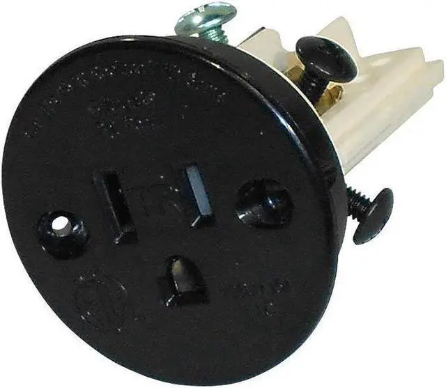 Alt view image 3 of 3 - Sillites SCRMB Tamper-Resistant Self-Contained Receptacle 15 Amp 120 Volt Black
