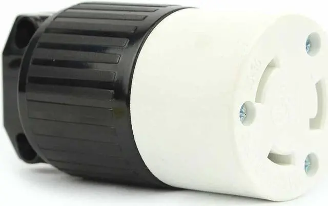 Main image of superior electric yga024f twist lock electrical receptacle 3 wire, 30 amps, 125v, nema l5-30r