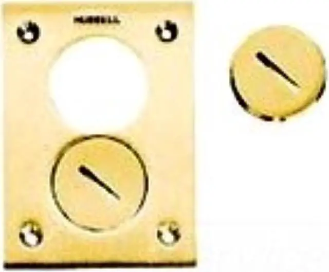 Alt view image 4 of 4 - HUBBELL WIRING DEVICE-KELLEMS S5007 Brass Insert