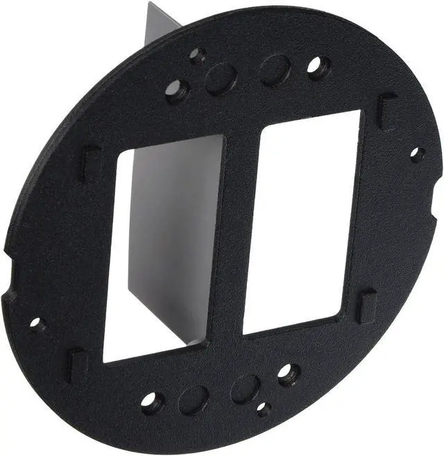 Alt view image 6 of 9 - HUBBELL WIRING DEVICE-KELLEMS S1SP Floor Sub-Plate, Floor Box Type, 2 Gang,