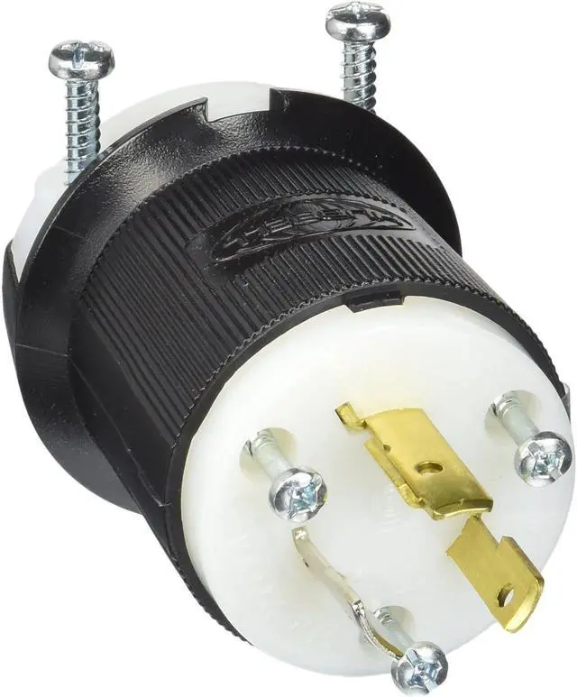 Alt view image 3 of 3 - Hubbell Wiring Device-Kellems Plug,277VAC,20A,L7-20P,2P,3W,1PH  HBL2331