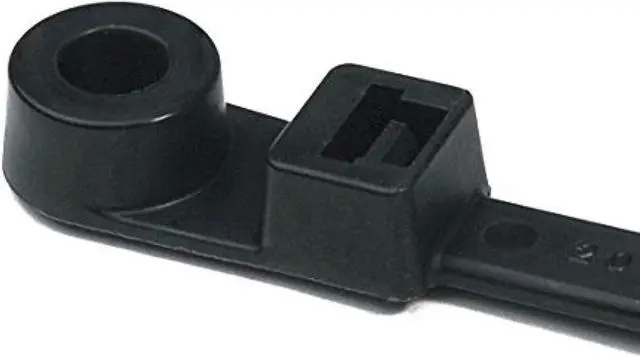 Alt view image 4 of 4 - HellermannTyton - Cable Tie,Mount Hole,8" x 3/16",Black,50 lb./100pk