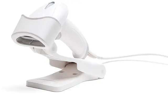 Alt view image 8 of 9 - Star Micronics Handheld Wired Barcode Scanner - Cable Connectivity - 1D, 2D - Imager - USB - White - Stand Included - IP52, IP42