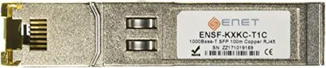 Alt view image 2 of 4 - ENET 10/100/1000BASE-T Copper SFP RJ45 100m MSA Standard