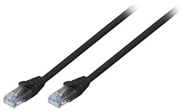 Main image of lindy 0.3 m cat6 utp snagless network cable - black