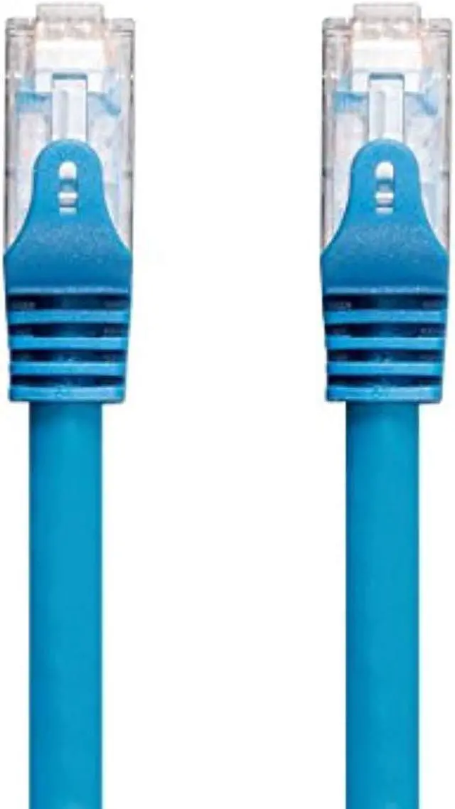 Alt view image 2 of 14 - Monoprice Cat6 Ethernet Patch Cable - 50 feet - Blue | Snagless, RJ45, 550Mhz, UTP, CMP, Plenum, Pure Bare Copper Wire, 23AWG - Entegrade Series