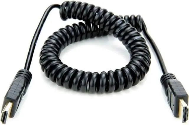 Main image of Atomos 19.68"/50cm Coiled Full Size HDMI to Full Sized HDMI Cable #ATOMCAB011