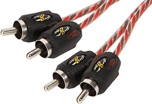 Alt view image 4 of 8 - STINGER SI4217 CAR STEREO 4000 SERIES 17 FT AMP INSTALL RCA INTERCONNECT CABLE