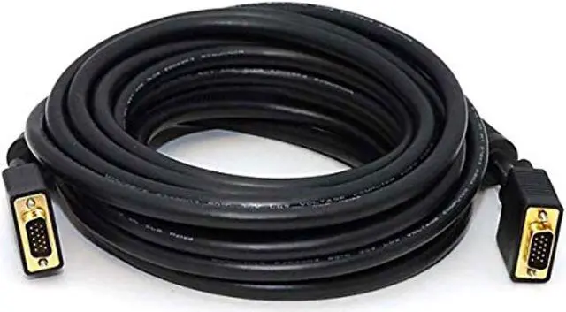 Main image of Monoprice Super VGA M/M Cable - 25 Feet With Ferrites For In-Wall Installation | Gold Plated, CL2 Rated