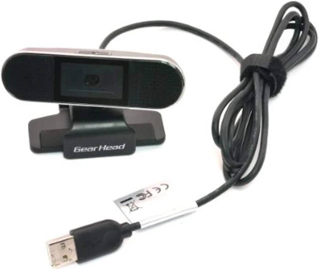 Alt view image 9 of 14 - Gear Head WC8500HD Webcam - 2 Megapixel - Black, Silver - USB 2.0 - 8 Megapixel Interpolated - 1920 x 1080 Video - Auto-focus - Widescreen - Microphone