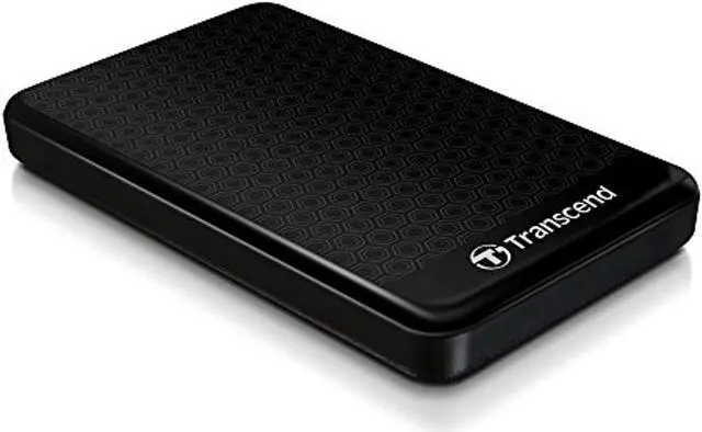 Alt view image 2 of 12 - Transcend StoreJet 25A3 2 TB Portable Hard Drive - 2.5" External - SATA - Black