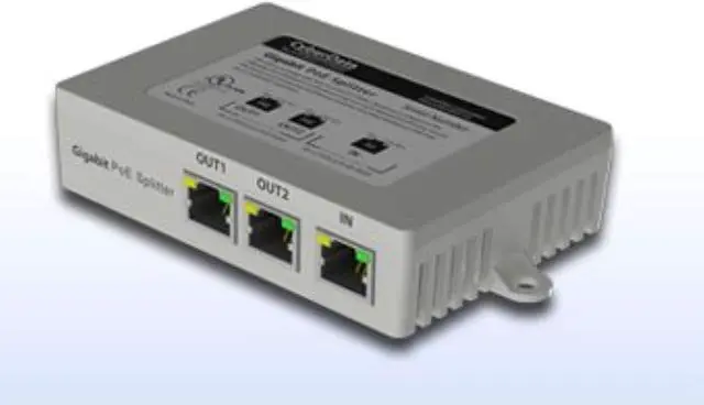 Alt view image 3 of 7 - CYBERDATA CD-011187 / 2 Port PoE Gigabit Switch