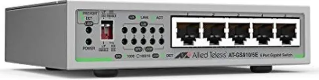 Main image of Allied Telesis GS910 AT-GS910/5E-10 Unmanaged Gigabit Ethernet Unmanaged Switch