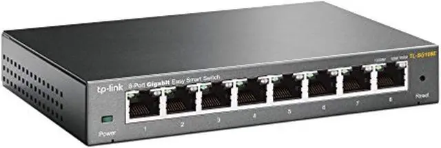 Main image of tp-link tl-sg108e 8-port gigabit easy smart switch (tl-sg108e)