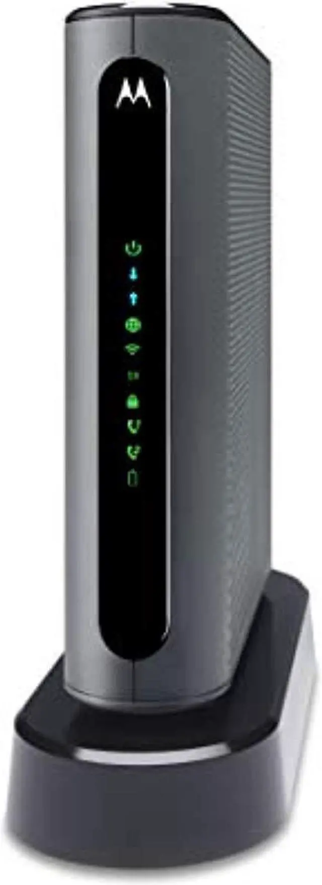 Main image of Motorola - Dual-Band AC1900 Router with 24X8 DOCSIS 3.0 Cable Modem and Comcast Xfinity Voice Support - Black