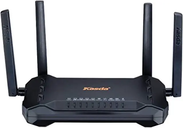 Alt view image 7 of 17 - Kasda AC1200 Dual Band Gigabit Wireless Router, Long Range WiFi Router 5dBi High Gain Antenna, Gigabit Ports, Easy Setup Via Cellphone, USB3.0, Dual Core Processor Based ( KW6516)