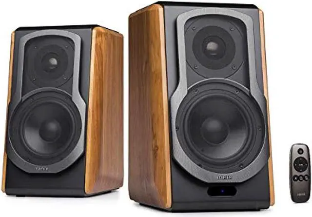 Alt view image 9 of 10 - Edifier S1000DB Audiophile Active Bookshelf Speakers - Bluetooth 4.0 - Optical Input - Powered Near-Field Monitor Speaker