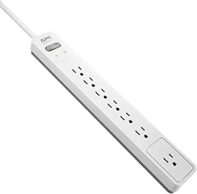 Main image of APC 7-Outlet Surge Protector Power Strip, 1440 Joules, SurgeArrest Essential (PE76WG)