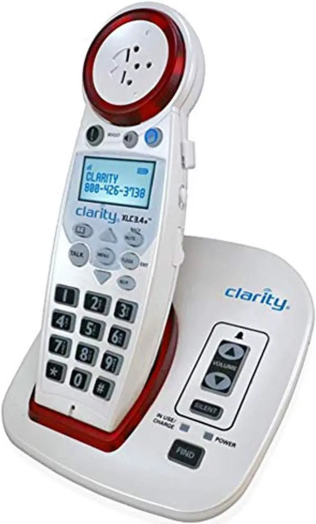 Alt view image 3 of 5 - Clarity 59234.001 XLC3.4+ Severe Hearing Loss Ampified Cordless Phone