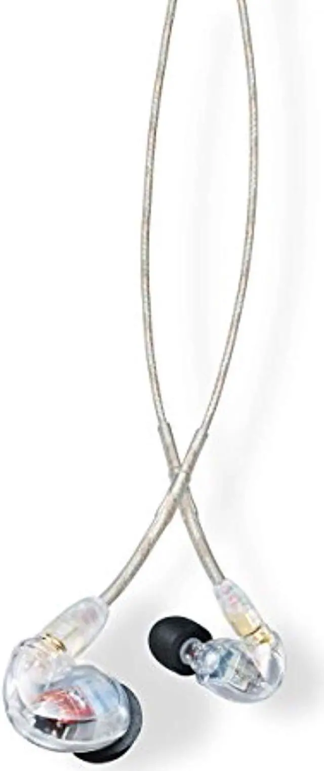 Alt view image 11 of 20 - Shure SE425 Pro In-Ear Sound Isolating Dual Driver Earphones - Clear