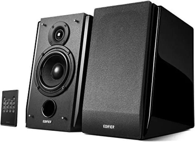 Alt view image 9 of 20 - Edifier R1850DB Active Bookshelf Speakers with Bluetooth and Optical Input - 2.0 Studio Monitor Speaker - Built-in Amplifier with Subwoofer Line Out
