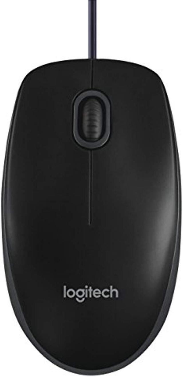 logitech corded mouse wired usb mouse for computers and laptops, for or left use, black Mice - Newegg.com