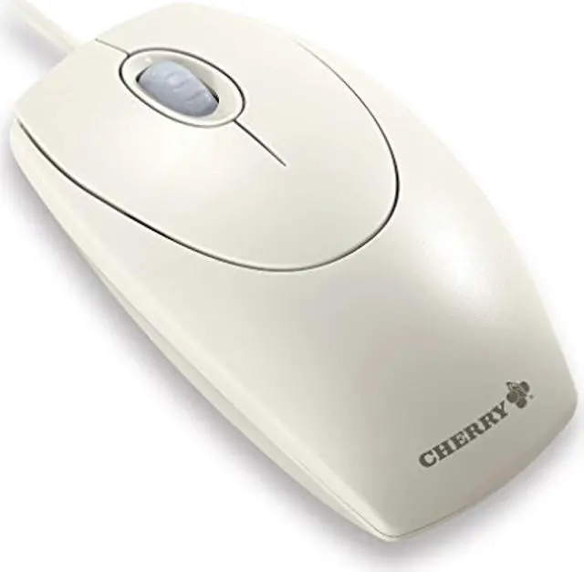 Main image of Optical Mouse with scroll Wheel PS2/USB Business Std Design Lt Gry