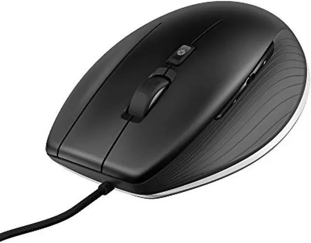 Alt view image 3 of 7 - CadMouse by 3D Connexion USB Mouse for CAD Pros - Matte Black (3DX-700052)
