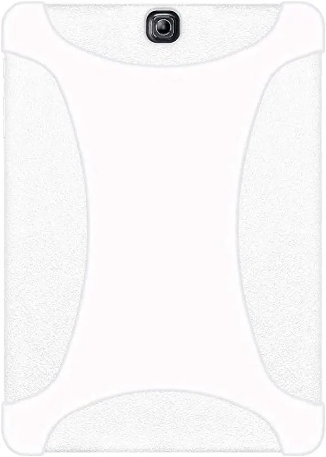 Alt view image 4 of 4 - AMZER SILICONE SKIN JELLY CASE - SOLID WHITE FOR SAMSUNG GALAXY TAB S2 9.7 SM-T810