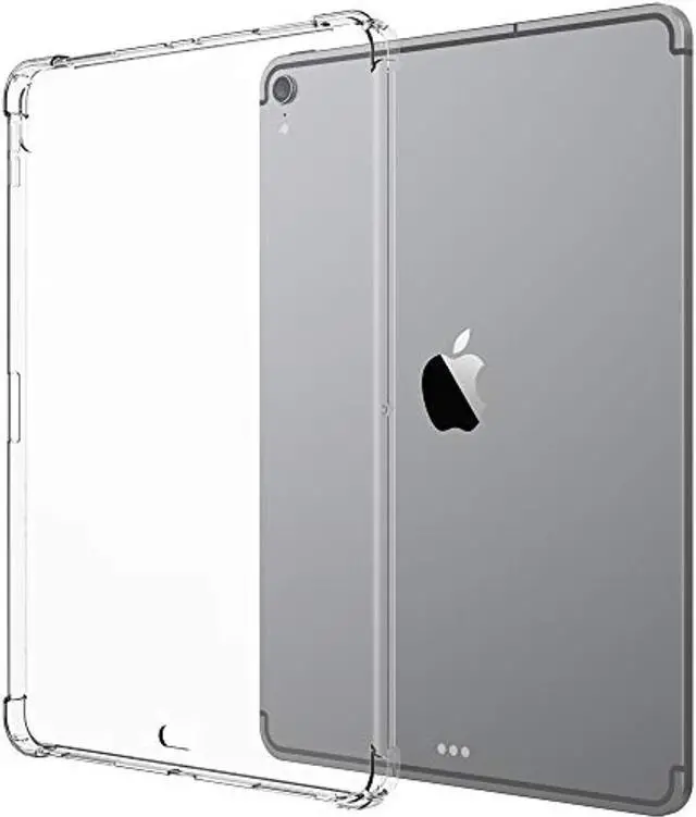 Main image of luvvitt ipad pro 11 case crystal view flexible tpu slim and light back cover with shockproof cushion corners drop protection fo