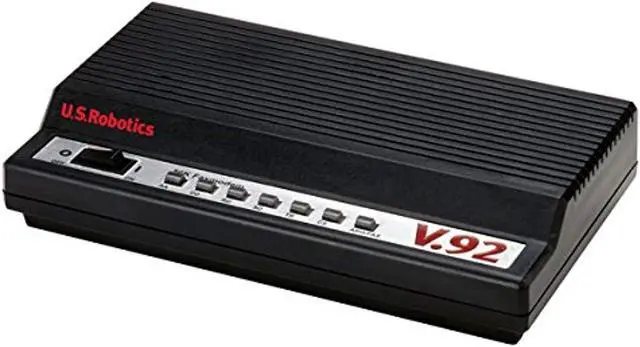 Alt view image 2 of 4 - US Robotics V.92 USR5686E External Modem + Fax, 56K