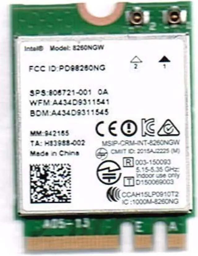 Alt view image 6 of 18 - Intel Dual Band Wireless-AC 8260 (8260.NGWMG)