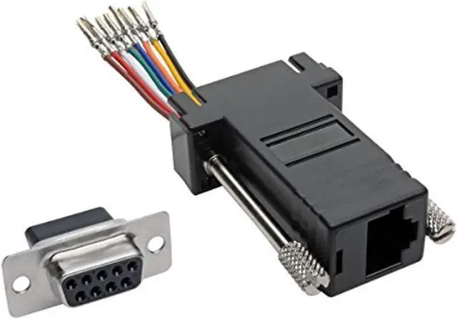 Main image of Tripp Lite DB9 to RJ45 Modular Serial Adapter (F/F), RS-232, RS-422, RS-485 (P440-89FF)