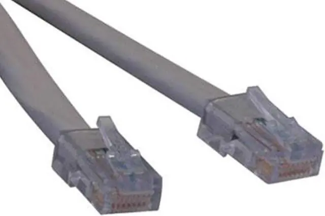 Main image of tripp lite t1 shielded rj48c cross-over cable (rj45 m/m), 7-ft. (n266-007)