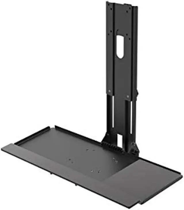 Alt view image 6 of 19 - Monoprice Workstation Wall Mount for Keyboard and Monitor