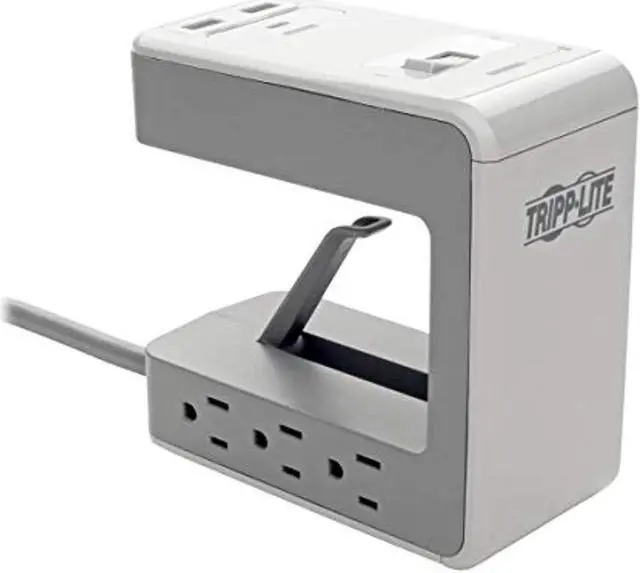Alt view image 6 of 20 - TRIPP LITE TLP648USBC 8.0 Feet 6 Outlets 1080 Joules Surge Protector