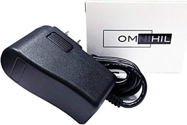 OMNIHIL White 15 Feet Long AC Power Cord Compatible with Elmo EV-4400AF UL Listed 